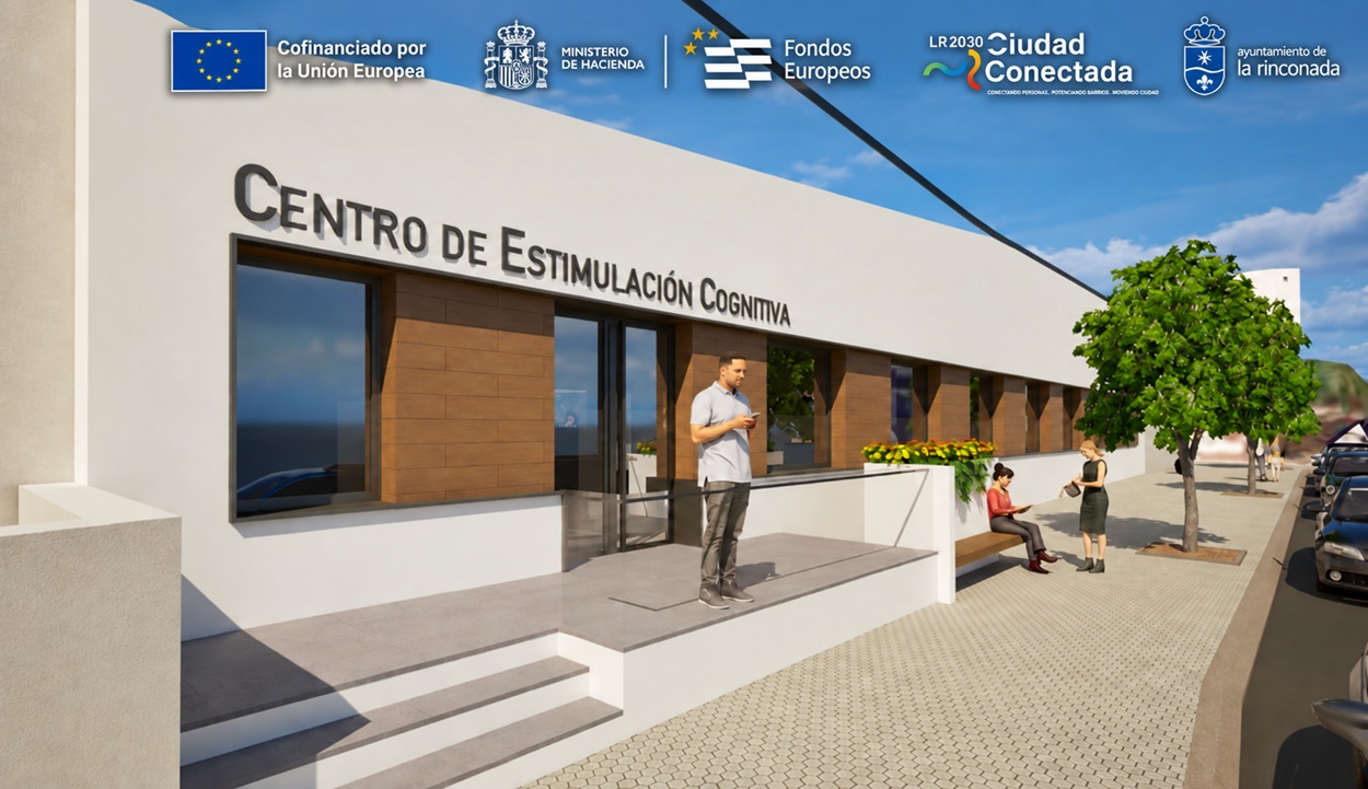Centro de esimulación cognitiva, PAI, EDIL, Agenda Urbana, FEDER. La Rinconada